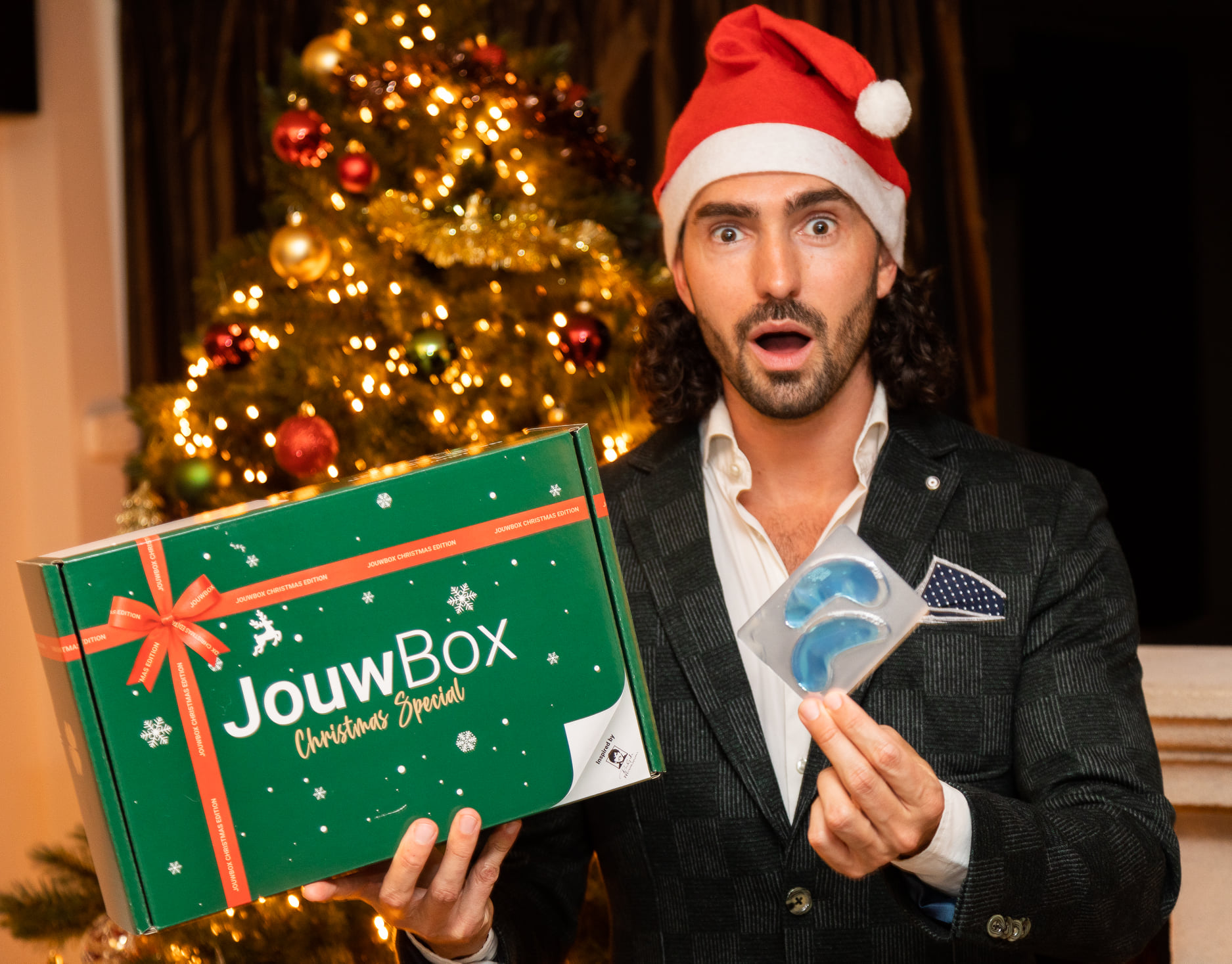 Tim verrast met de JouwBox KerstBox