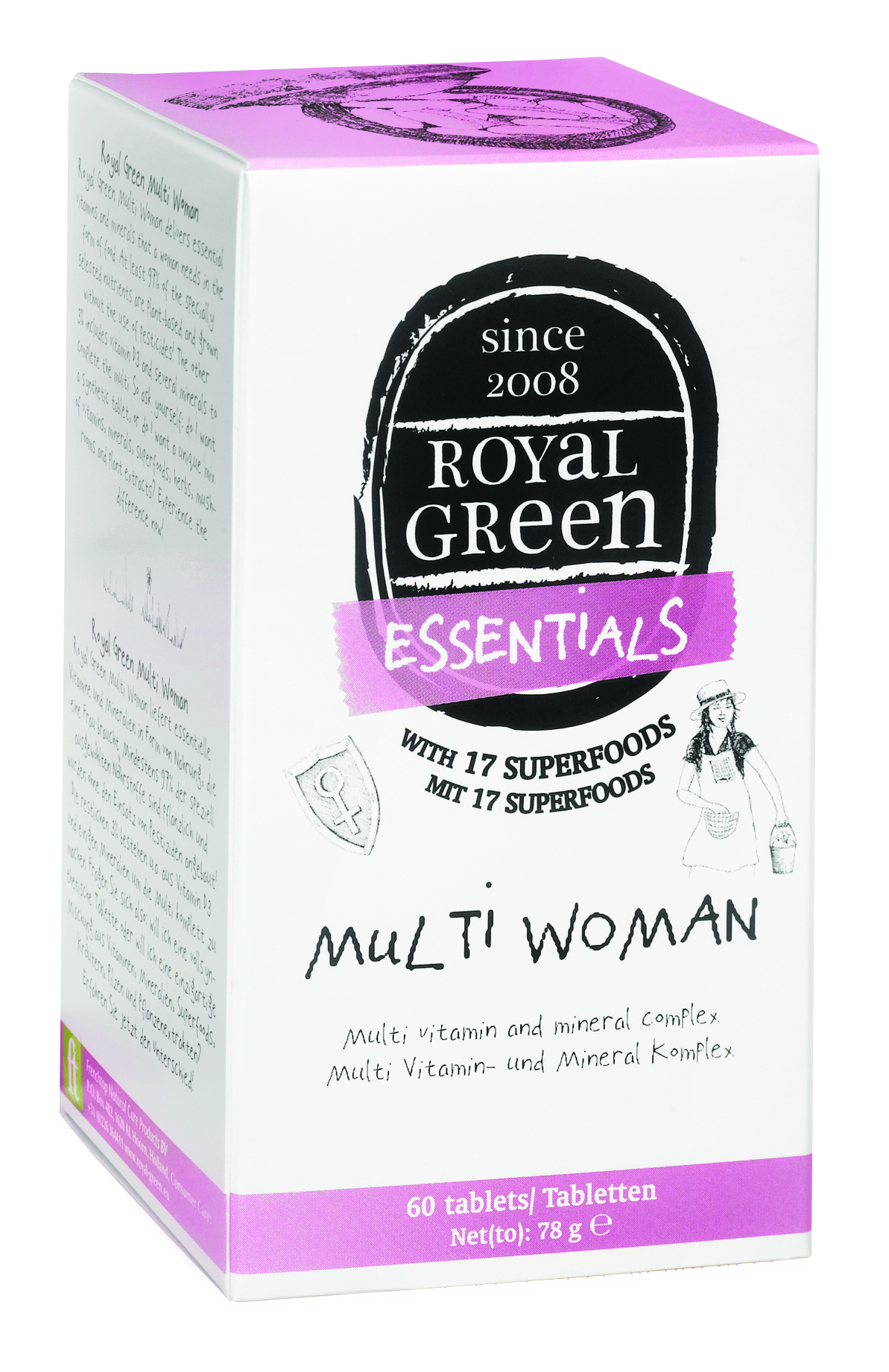 Royal Green Multi Woman