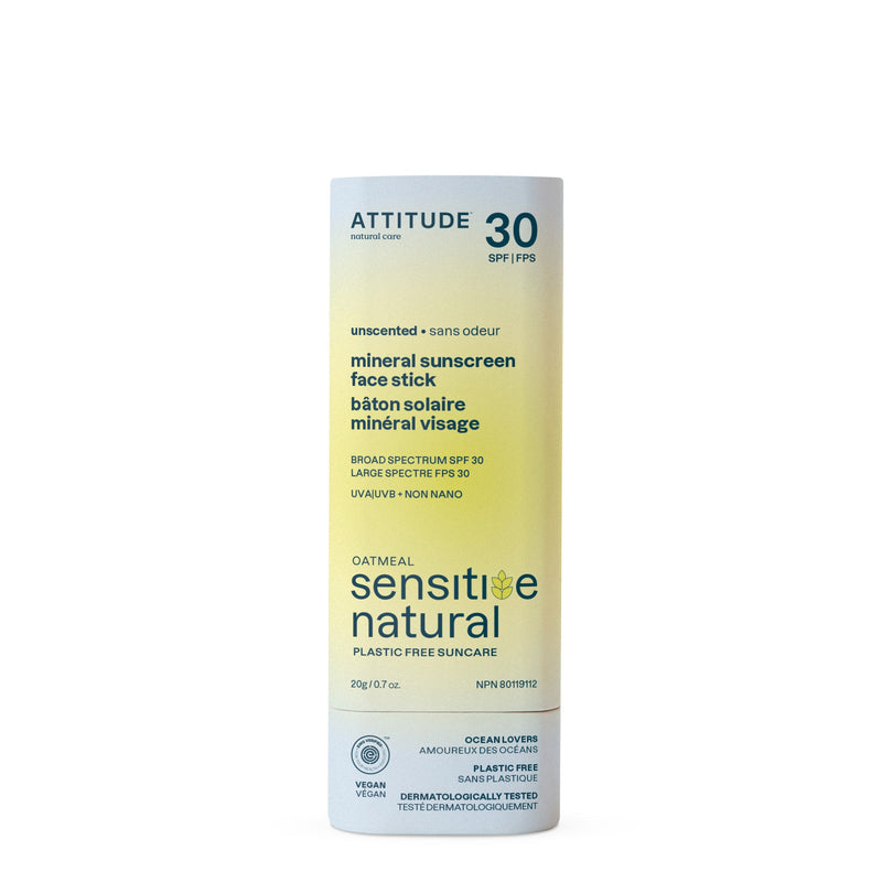 Attitude Mineral Sunscreen Face Stick SPF 30