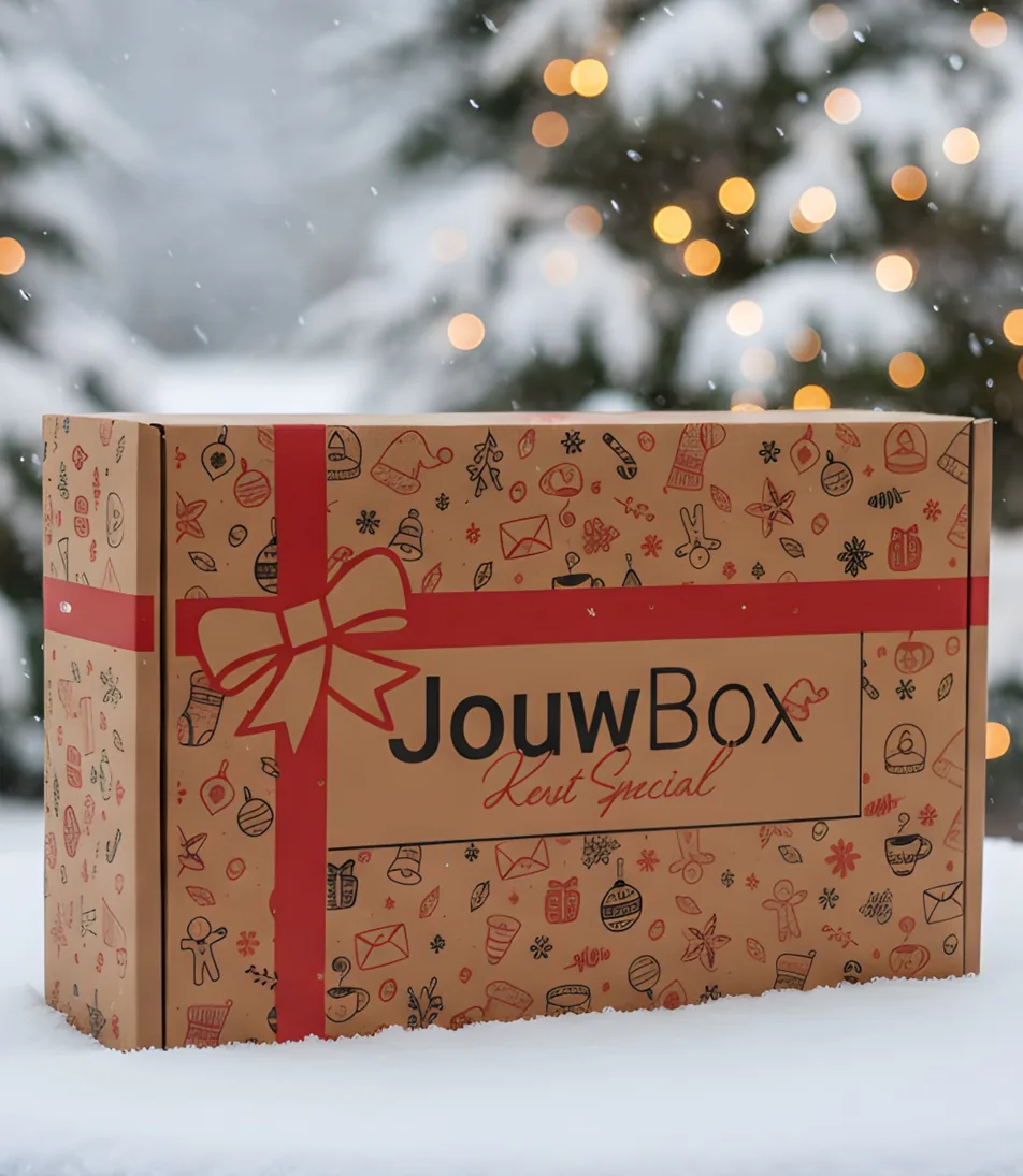 De JouwBox Kerst Special in de sneeuw