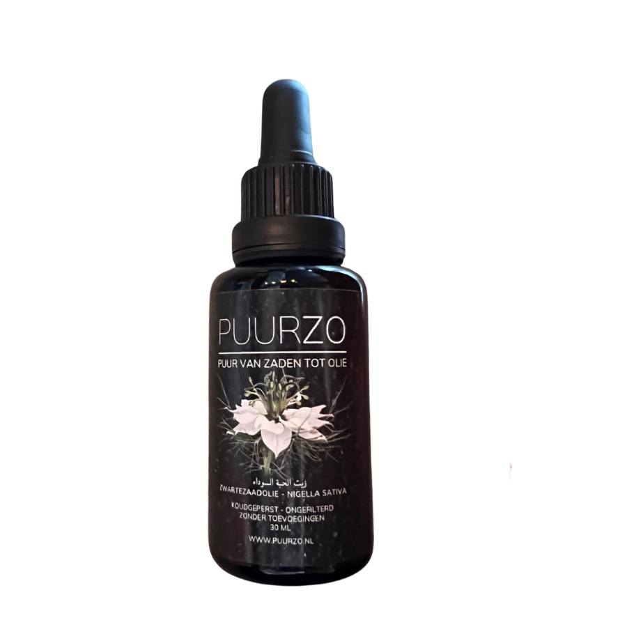 Puurzo Zwartezaadolie Nigella Sativa 30 ml