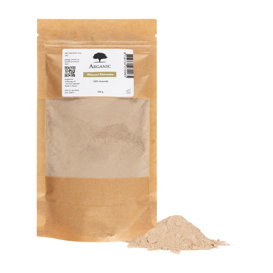 Arganic Ghassoul kleimasker 250 gram