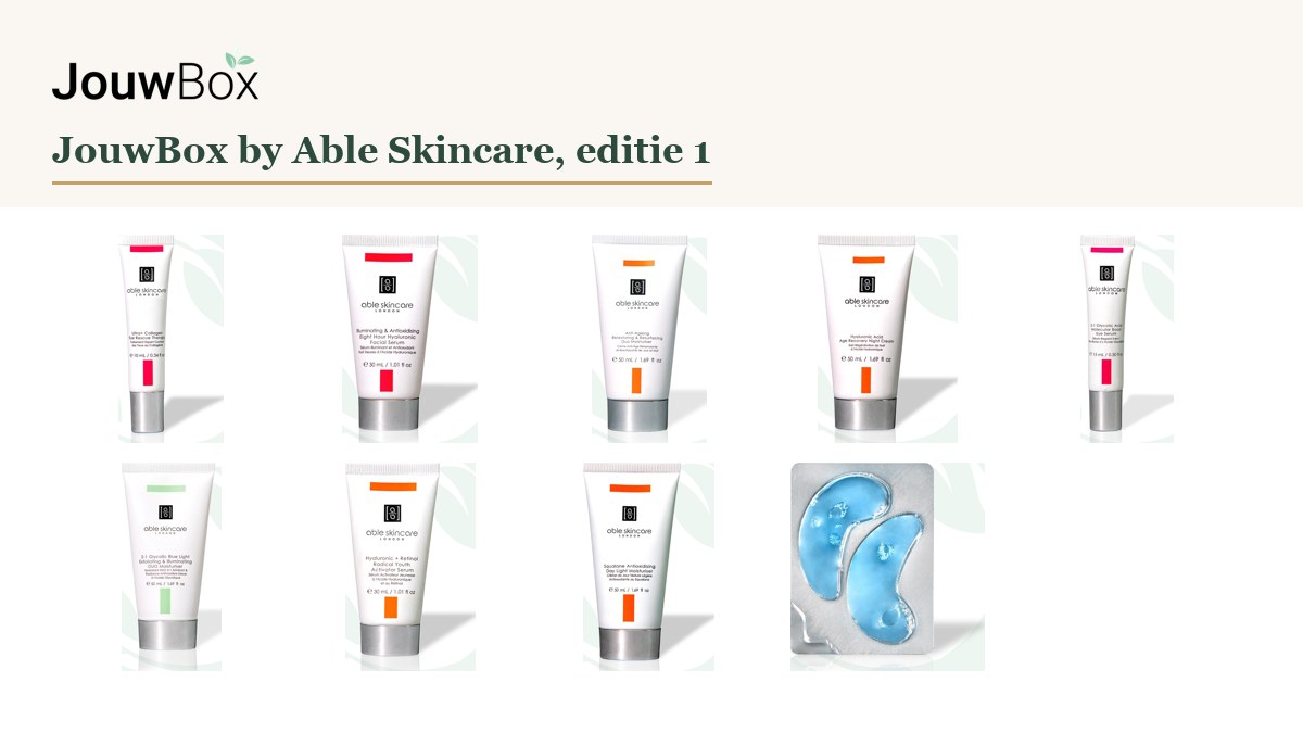 JouwBox by Able Skincare, editie 1