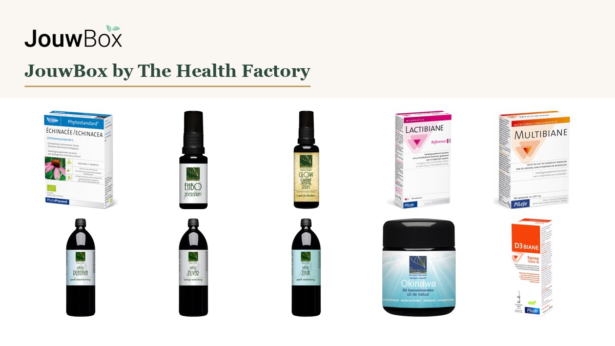 JouwBox by The Health Factory, box 3, juli 2021