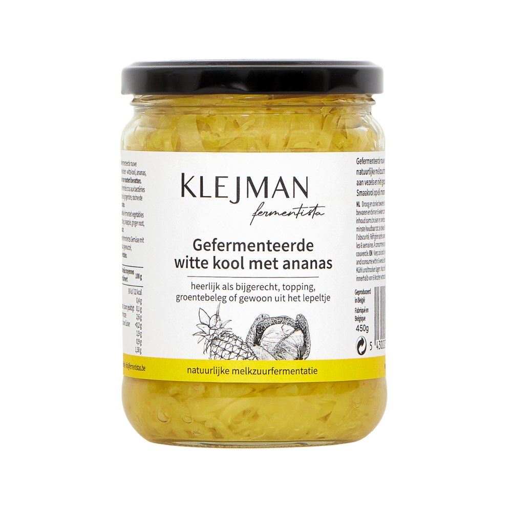 Klejman Gefermenteerde witte kool met ananas